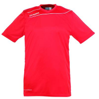 Maillot de football Stream 3 rouge/blanc manches courtes Uhlsport