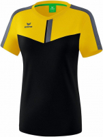 Tee-shirt femme Maillot femme Erima squad jaune/gris/noir