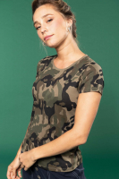 Tee-shirt femme Tee-shirt camouflage femme