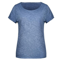 Vêtement femme Tee-shirt coton bio femme vintage personnalisable gris clair.