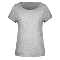 Vêtement femme Tee-shirt coton bio femme vintage personnalisable gris clair.