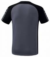 Maillot de football Tee-shirt six wings Erima noir-gris