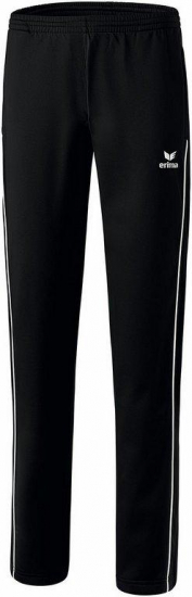 Pantalon de survêtement femme en polyester Shooter 2.0 noir/blanc Erima