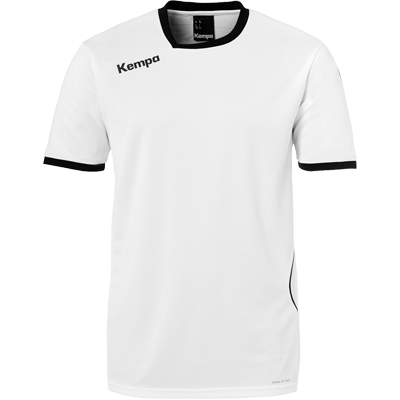 Maillot de handball Curve blanc/noir Kempa