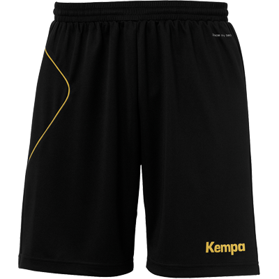 Short de handball Curve noir/or Kempa