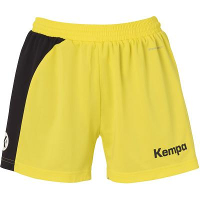 COUPE FEMME ! Short de handball Peak jaune citron/noir Kempa
