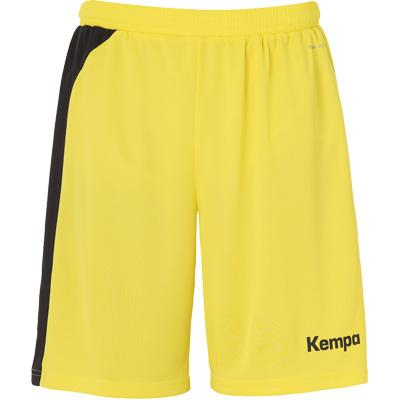 Short de handball Peak jaune citron/noir Kempa